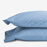 Classic Cool Cotton Percale Pillowcase Set - Porcelain Blue, Standard