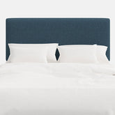 Tribeca Textured Linen Headboard - Navy, Cal King