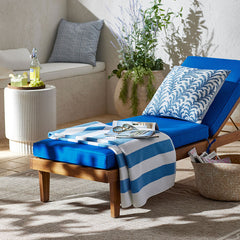 Classic Cabana Stripe Beach Towel - Blue