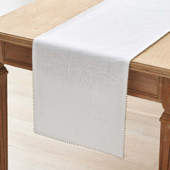 Pom Fringe Table Runner - Metallic Gold, 16 in. x 90 in.