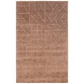 Relief Hand Tufted Wool Rug - Rust, 3' x 5'