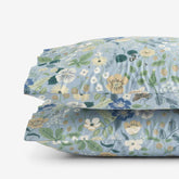 Strawberry Fields Classic Cool Cotton Percale Pillowcase Set - Slate, King