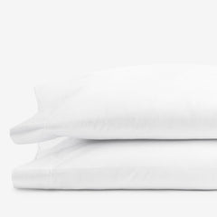Classic Smooth Rayon Made From Bamboo Sateen Pillowcase Set - White, Standard