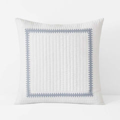 Rishika Quilted Sham - White, Euro