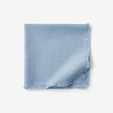 Solid Fringe Napkins, Set of 4 - Pale Blue
