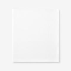 Premium Ultra-Cozy Cotton Velvet Flannel Flat Bed Sheet - White, Full