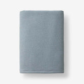 Waffle Bath Towel - Smoky Blue