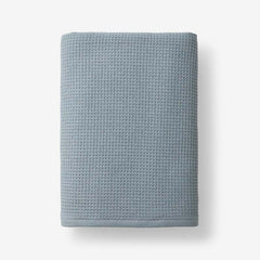 Waffle Bath Towel - Smoky Blue