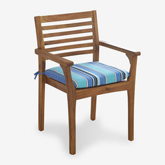 Replacement Knife Edge Chair Cushion - Maytime Midnight Navy, 20 in. x 20 in.