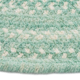 Bambini Braided Chenille Rug - Aqua, 5' Round
