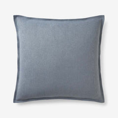 Linen Decorative Square Pillow Cover - Slate Blue, 20 in. x 20 in.