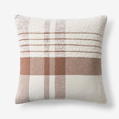 Textured Boucle Decorative Square Pillow Cover - Clay, 20 in. x 20 in.