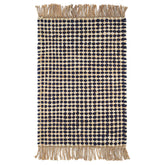Kuba Handwoven Jute Rug - Black, 5' x 8'