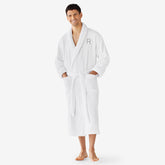 Men's Robe - White, XXL