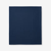 Premium Ultra-Cozy Cotton Velvet Flannel Flat Bed Sheet - Navy, Full