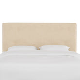 Tribeca Velvet Headboard - Pearl