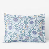 Tira Floral Classic Cool Cotton Percale Reversible Sham - Floral Blue, Standard
