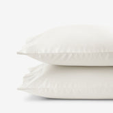 Premium Smooth Supima® Cotton Wrinkle-Free Sateen Pillowcase Set - Ivory, King