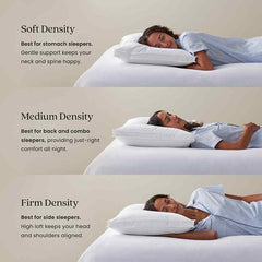 Premium Best Down Alternative Pillow - Gusseted, Medium, Standard