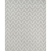 Arrow Stripe Handwoven Wool Rug - Gray, 8' x 10'