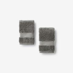 Regal Egyptian Cotton Washcloths, Set of 2 - Seal
