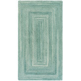 Bambini Braided Chenille Rug - Aqua, 7' x 9'