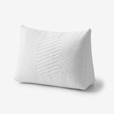 Voile Reading Wedge Pillow Cover - White, Medium