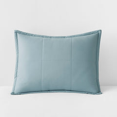 Quilted Sham - Sea Mist, Standard