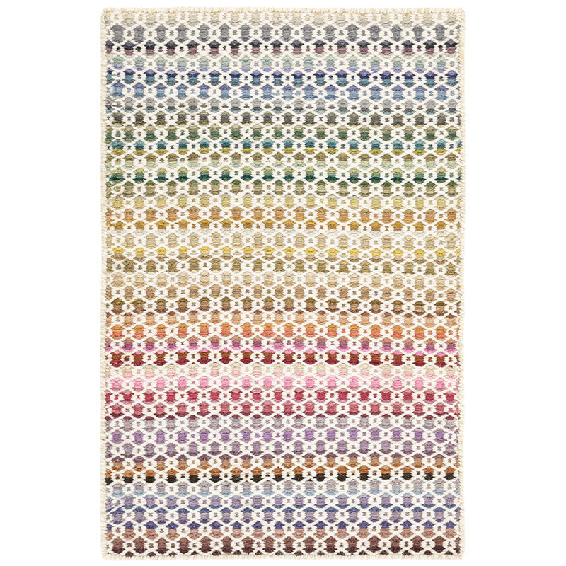 Poppy Handwoven Wool Rug - Multi, 2' 6" x 8' Runner