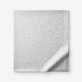 Jacquard Leaf Yarn-Dyed Premium Smooth Supima® Cotton Wrinkle-Free Sateen Flat Bed Sheet - Light Gray, Twin/Twin XL