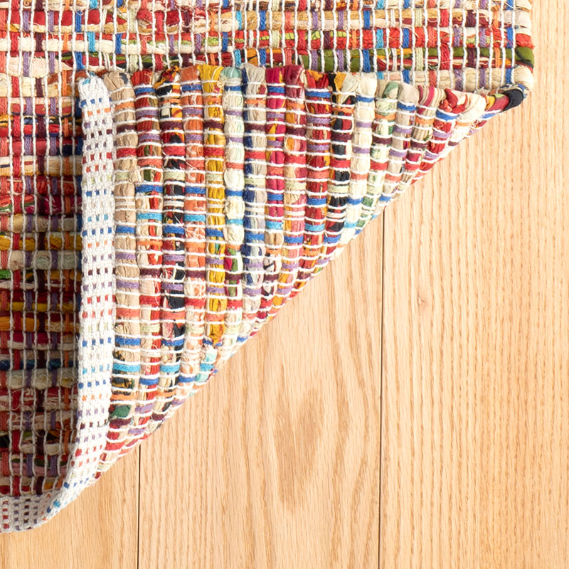 Vista Chindhi Handwoven Cotton Rug - Multi, 2' x 3'