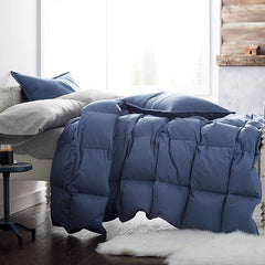 Quilted Sham - Smoke Blue, Standard