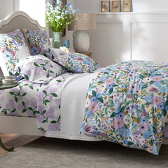 Garden Party Classic Cool Cotton Percale Comforter - Lilac, Twin/Twin XL