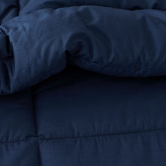 Classic Cool Cotton Percale Comforter - Navy, Full