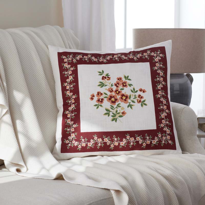 Suhana Decorative Square Pillow Cover - Brick, 20 in. x 20 in.