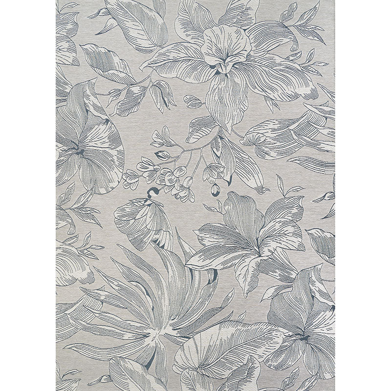 Flora Flat Woven Outdoor Rug - Gray, 2' 3" x 3' 11"