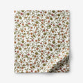 Garden Florals Premium Smooth Wrinkle-Free Sateen Flat Bed Sheet - Cream Multi, Queen