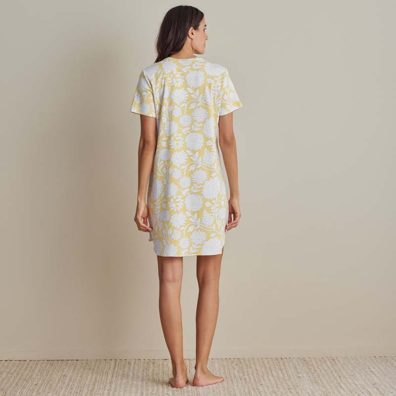 Printed Pima Cotton Women's Nightgown - Avignon, M