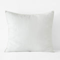 Premium Breathable Washed Linen Solid Sham - White, Euro