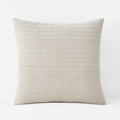 Line Stitch Velvet Quilted Sham - Light Sand, Euro