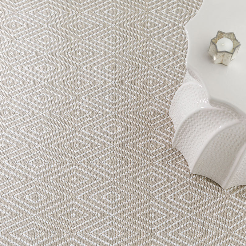 Diamond Handwoven Indoor/Outdoor Rug - Platinum, 3' x 5'