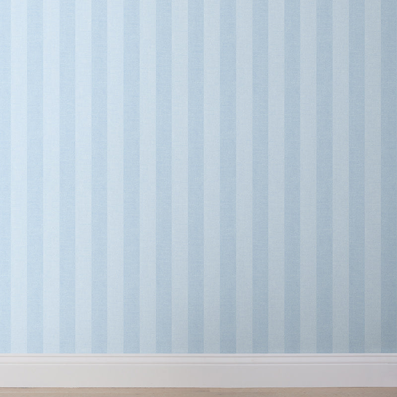 Ava Removable Wallpaper - Stripe Blue, Roll