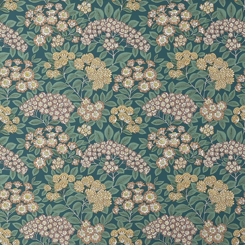 Garden Removable Wallpaper - Green/Tan, Panel