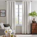 Velvet Blackout Window Curtain - Cream, 84 in.