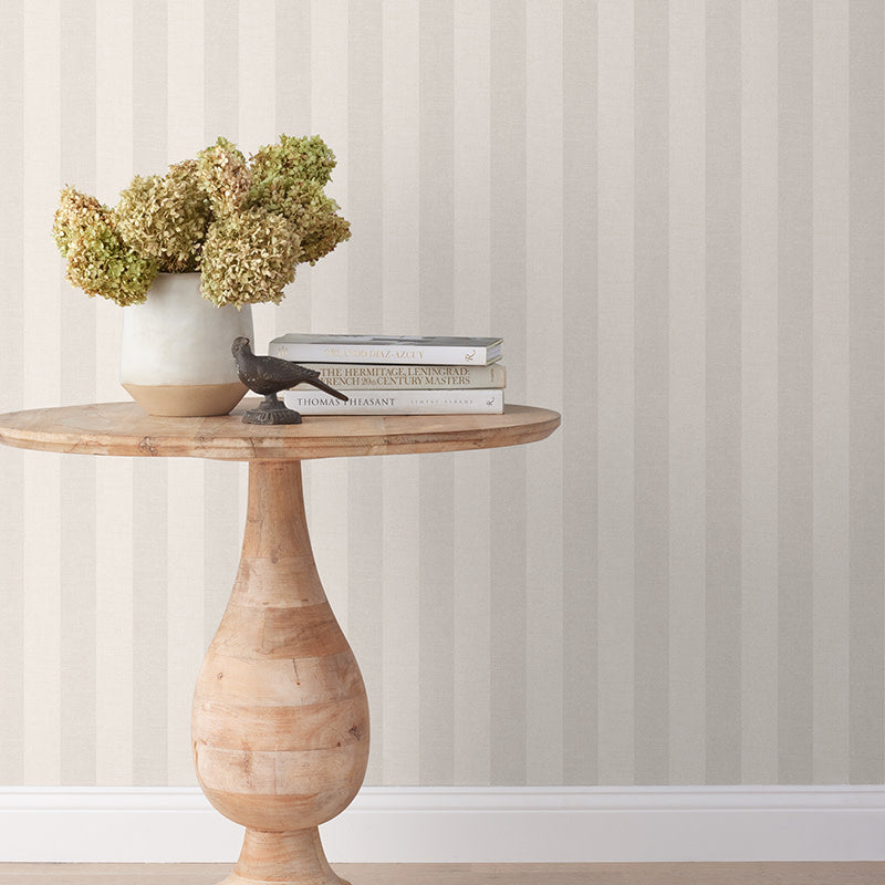 Ava Removable Wallpaper - Stripe Natural, Roll
