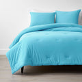T-Shirt Soft Jersey Knit Comforter Set - Turquoise, Full/Queen
