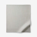 Classic Stripes and Plaids Cool Yarn-Dyed Cotton Percale Flat Bed Sheet - Stripe Green, King/Cal. King