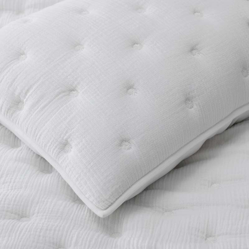 Gauze Deco Quilt - Off White, Twin/Twin XL