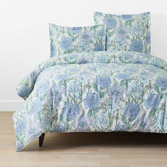 Garden Bliss Classic Smooth Sateen Comforter - Blue Multi, Full/Queen