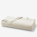 Classic All Season Breathable Cotton Knit Blanket - Ivory, Twin/Twin XL